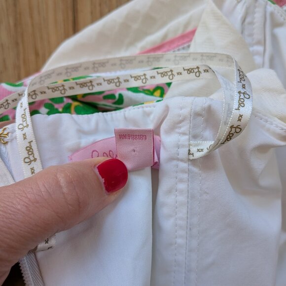 Lilly Pulitzer Angela Strapless Dress, Size 2, EUC - Picture 6 of 8